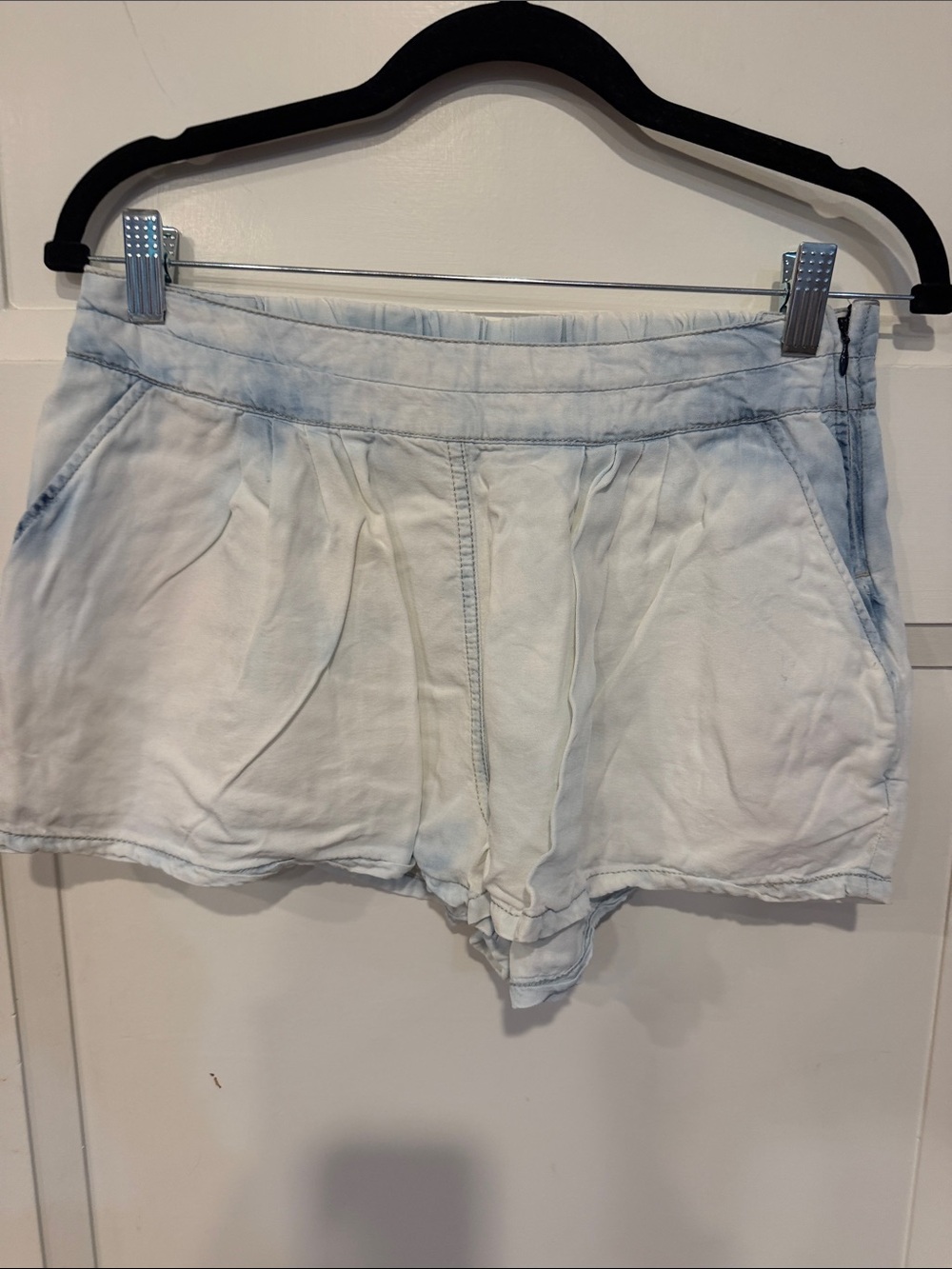 BDG Light Blue Tie-Dye Athletic Shorts
